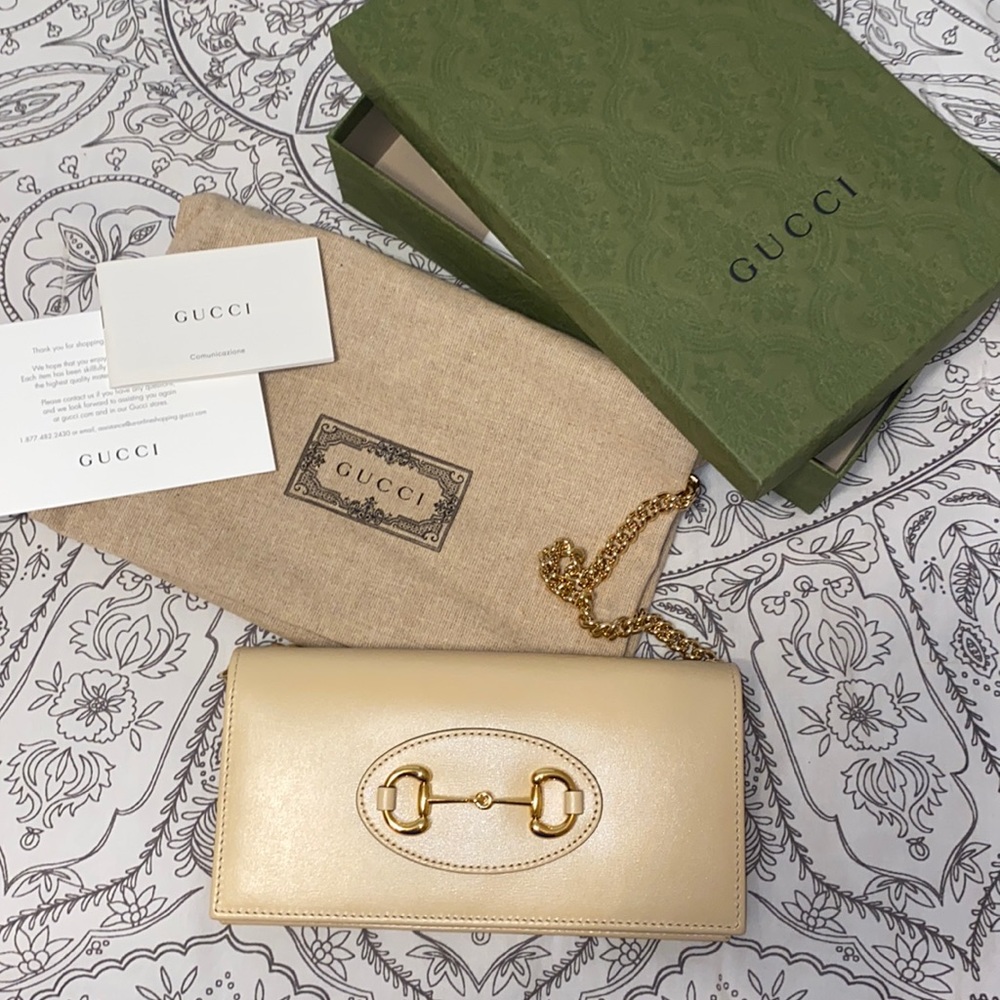 Gucci 1955 Horsebit Wallet On A Chain Crossbody <Authentic>